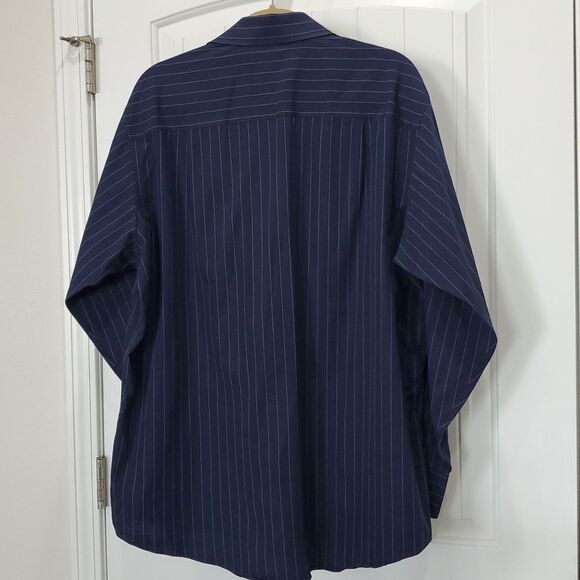Donald Trump Signature Collection Long Sleeve Pinstripe Button Up Shirt,  16 1/2 - Picture 6 of 6